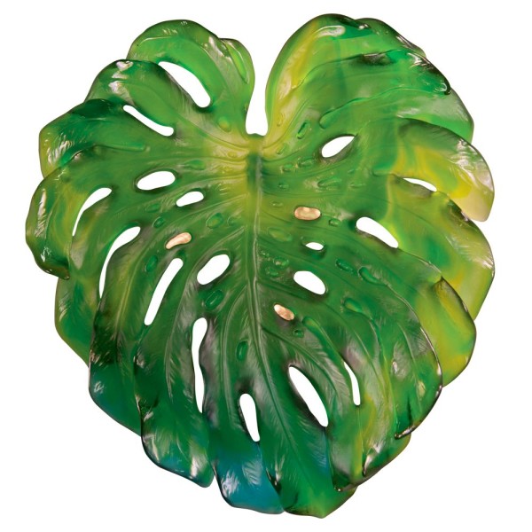 Large Wall lamp by Emilio Robba, "Monstera", Green