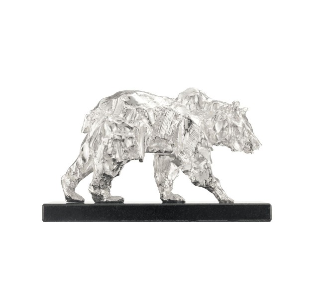 Bear 16 cm, "Haute Orfèvrerie", Sterling silver