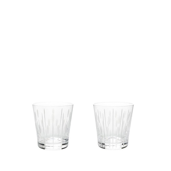 2er-Set Gläser (Tau- und Tropfenmotive), "Lotus", klarer kristall