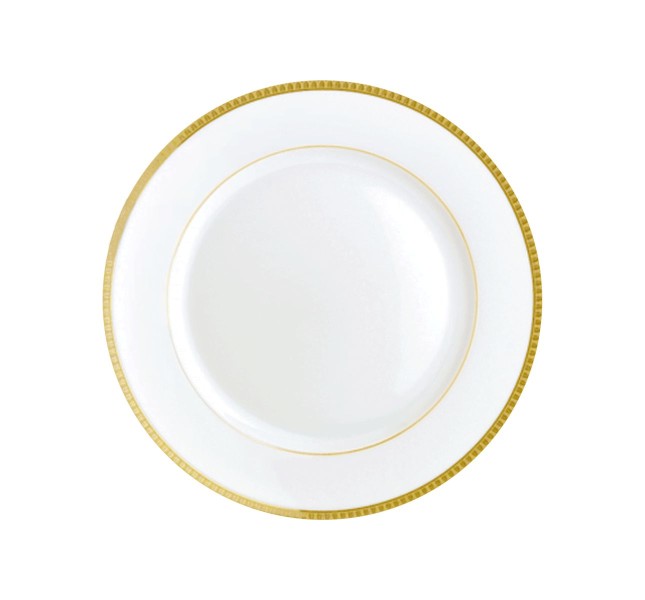Dessert plate 21 cm, "Malmaison", gold