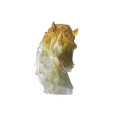 Andalousian horse’s head, Amber & Grey