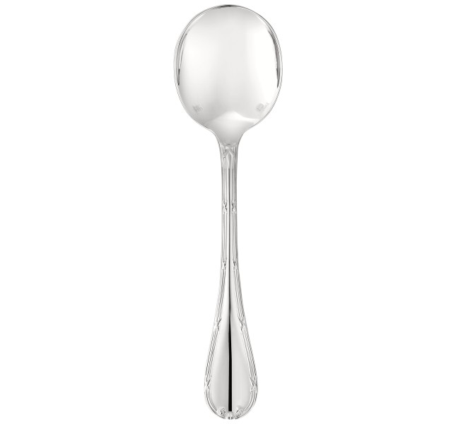 Cream soup spoon, "Rubans", silverplated