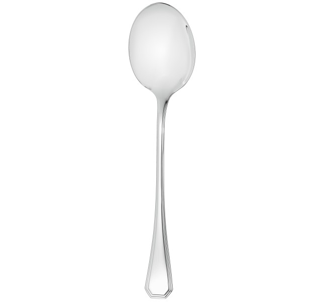 Salad serving spoon, "America", silverplated