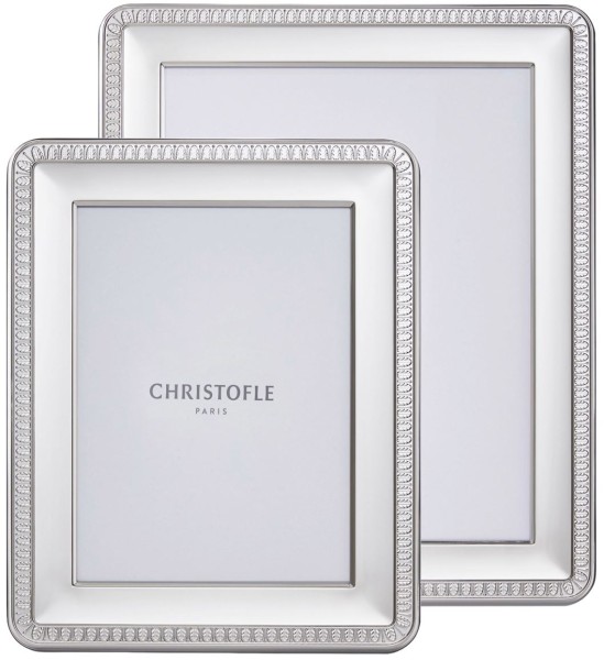 Picture frame, "Perles", Sterling silver