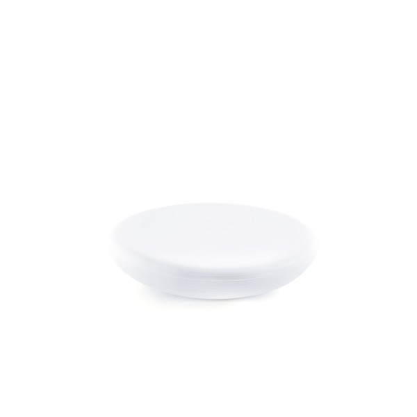 Dinner plate mini Bubble, "Hemisphere", White Satin