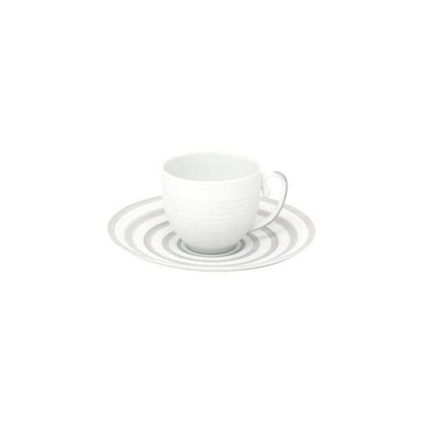 Coffee cup, "Hemisphere - Colors", Striped Grey