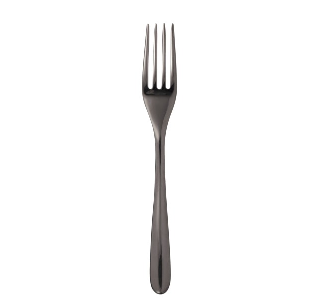 Dinner fork, "L'Ame de Christofle", stainless steel black