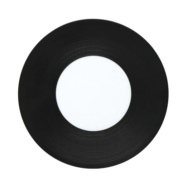 29 cm plate, "Hemisphere - Colors", Black Bakelite