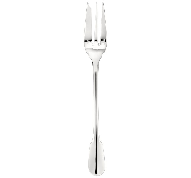Serving fork, "Cluny", silverplated