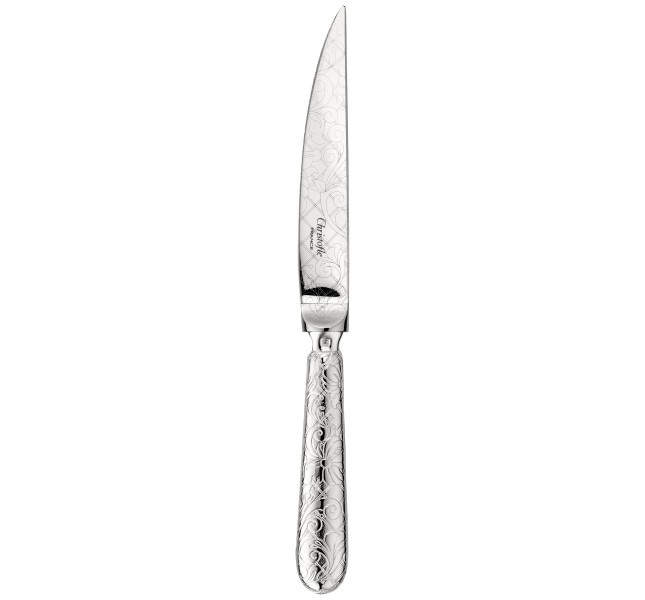 Steak knife, "Jardin d'Eden", silverplated