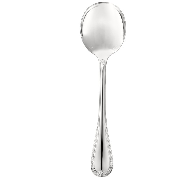 Cream soup spoon, "Malmaison", silverplated