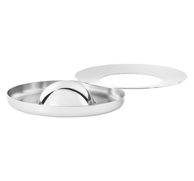 Large ashtray, "Oh de Christofle", Stainless steel