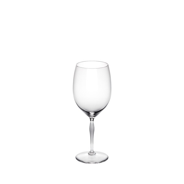 Bordeaux glass, "100 POINTS", clear crystal