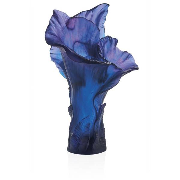 Magnum Vase, "Arum Bleu Nuit", Blau