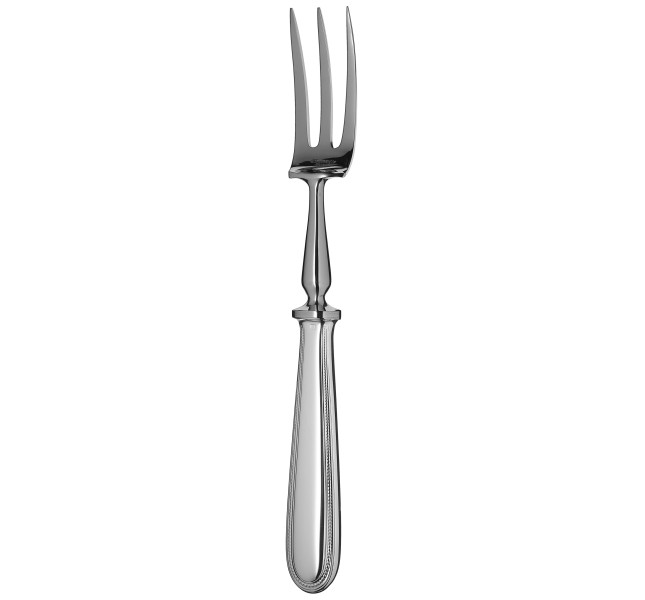 Carving fork, "Perles", silverplated