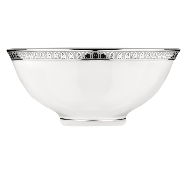 Chinese soup bowl 11 cm, "Malmaison", platinum