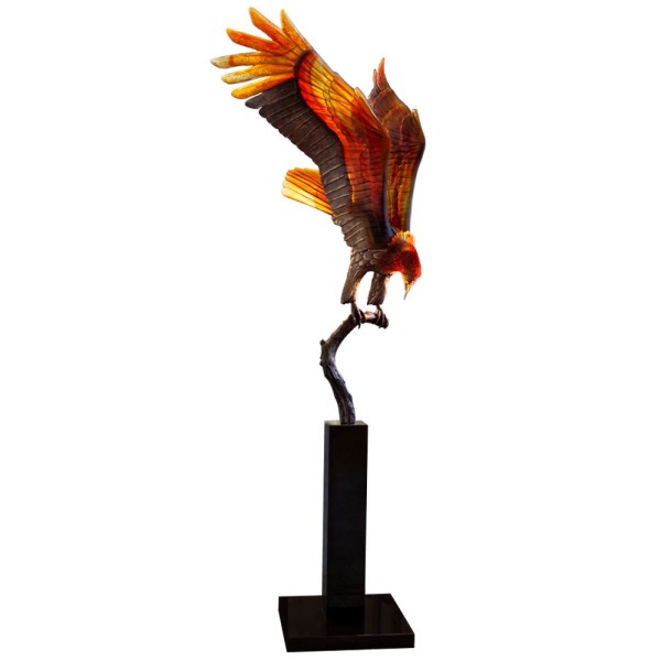 Prestige eagle by M. van der Knoop, Brown & Gold & Amber