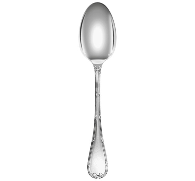Standard soup spoon, "Rubans", silverplated