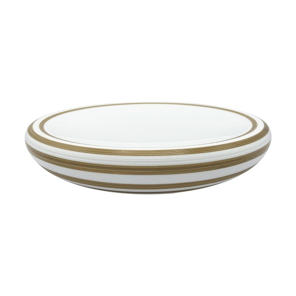 Bubble dinner plate, "Hemisphere - Colors", Striped Copper