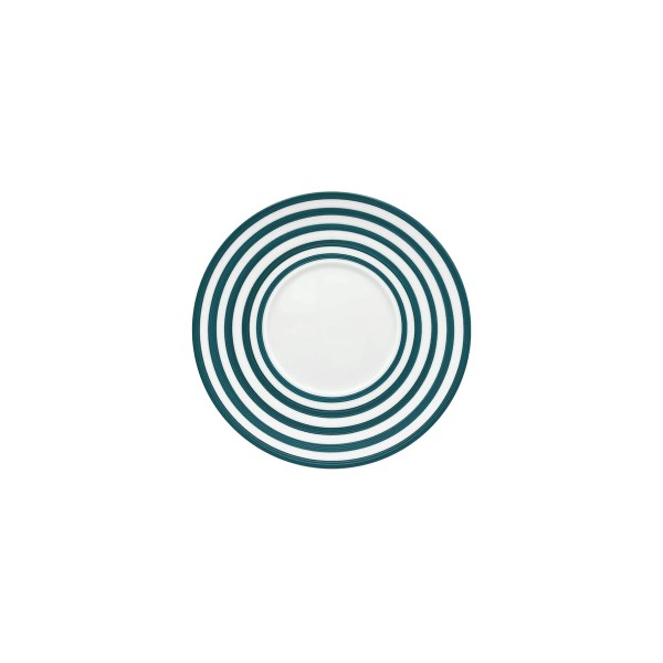 Bread & butter plate, "Hemisphere - Colors", Striped Persian Blue