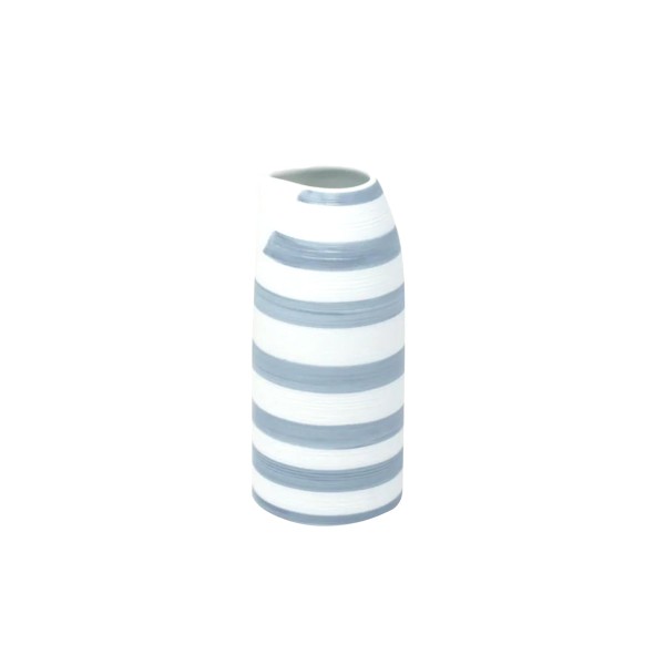 Sake jug, large, "Hemisphere - Colors", Storm Blue Striped