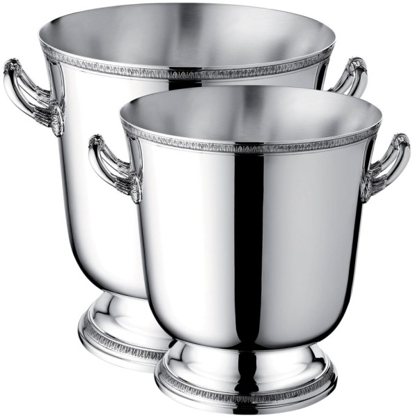 Champagne buckets, "Malmaison", silverplated