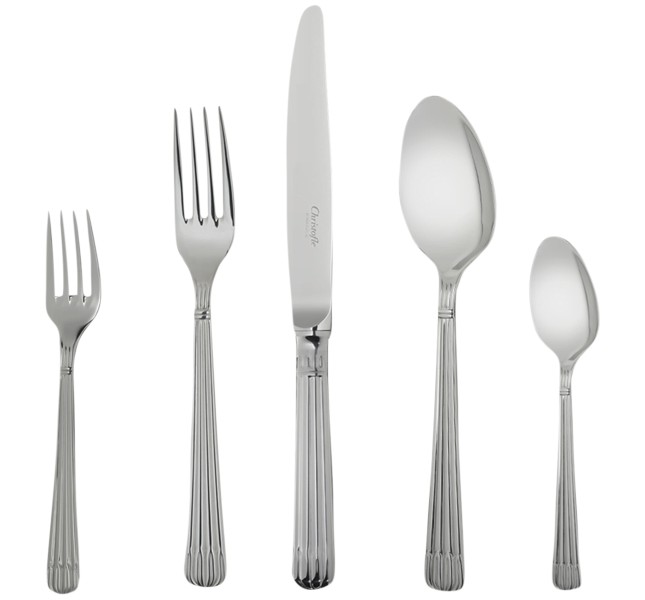 110-piece flatware set with Imperial chest, "Osiris", stainless steel