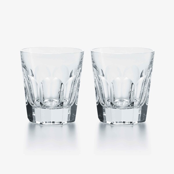 Set of 2 Tumblers, "Harcourt 1841"