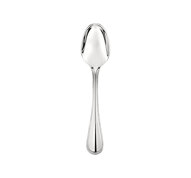 Coffee spoon, "Perles", stainless steel