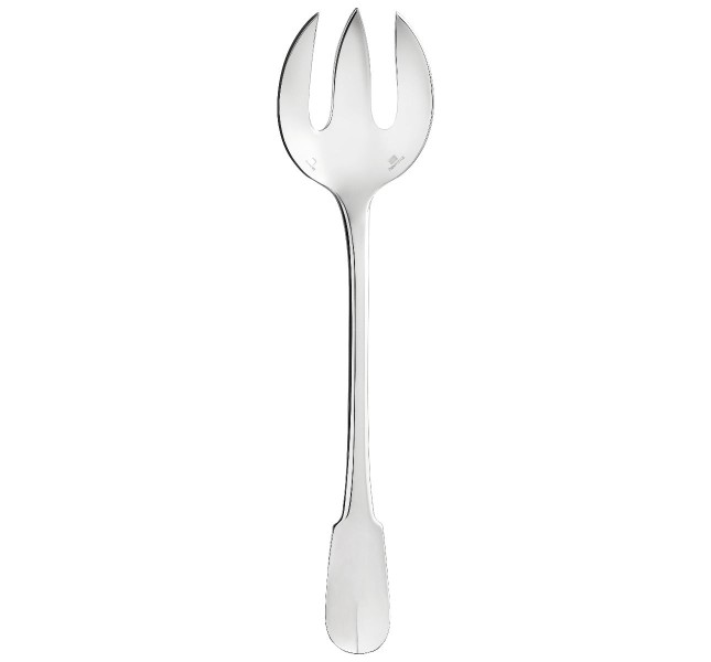 Salad serving fork, "Cluny", silverplated