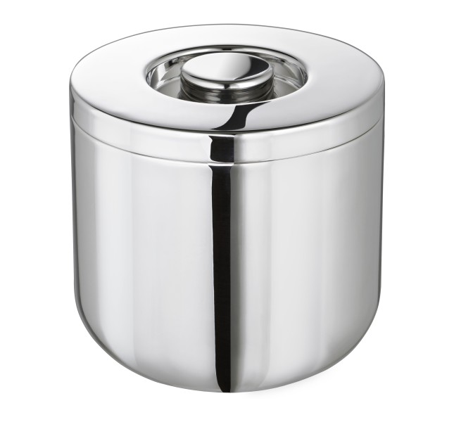 Ice bucket insulated, "Oh de Christofle", Stainless steel