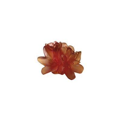 Small Decorative flower, "Safran", Orange & Red