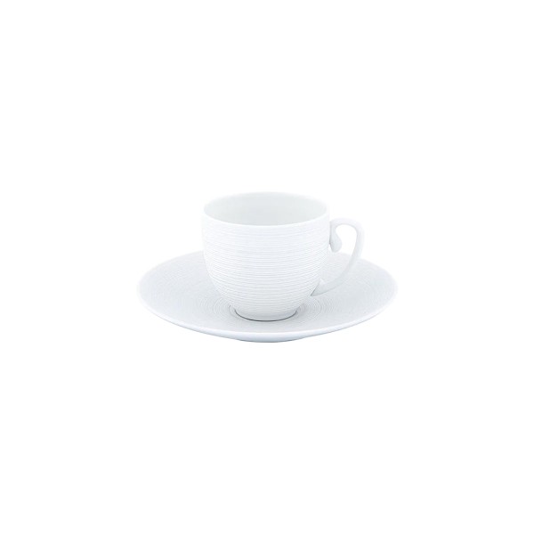 Coffee cup 12 cl, "Hemisphere", satin white