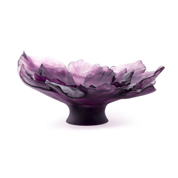 Large Bowl, "Camellia", Purple