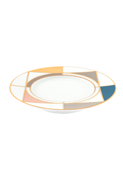 Soup plate with wing, "Quartet"