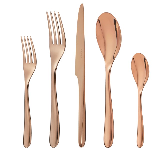 Cutlery, "L'Ame de Christofle", Stainless steel copper