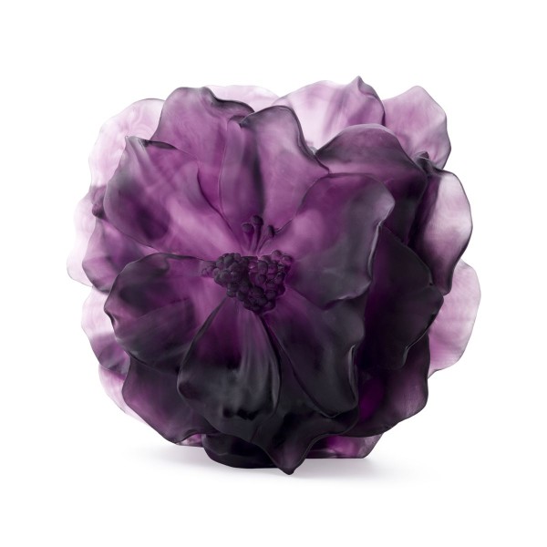 Large Vase, "Camellia", Purple