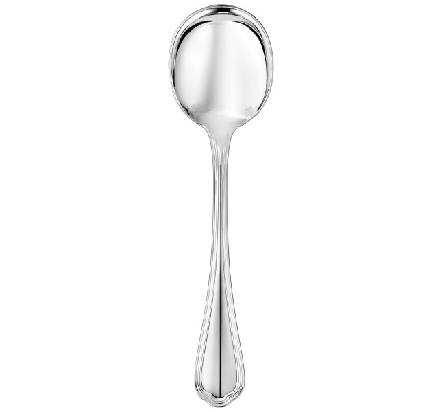 Cream soup spoon, "Spatours", silverplated
