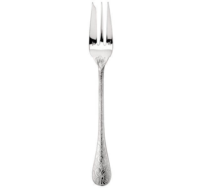 Serving fork, "Jardin d'Eden", silverplated