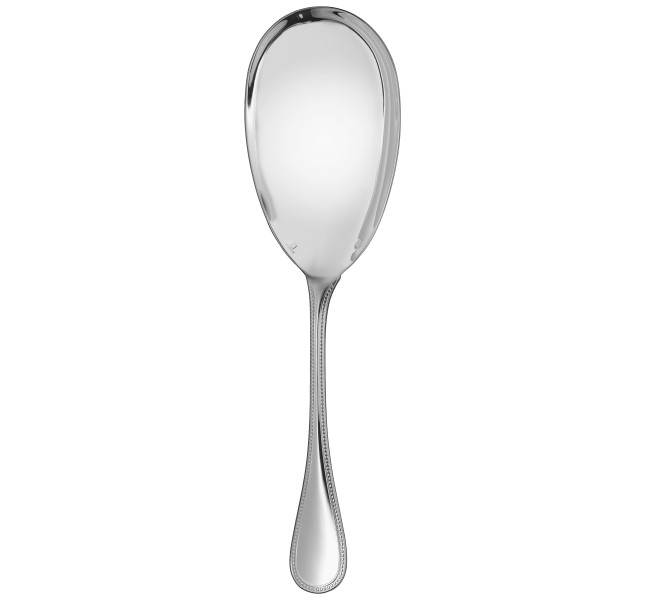 Rice spoon, "Perles", silverplated
