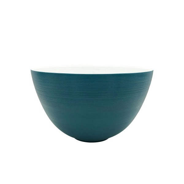 Salad serving bowl, medium, "Hemisphere - Colors", Persian Blue