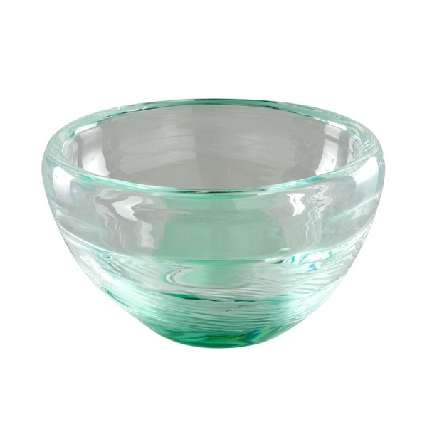 Bowl 11.5 cm, "Acqua", crystal, mint green