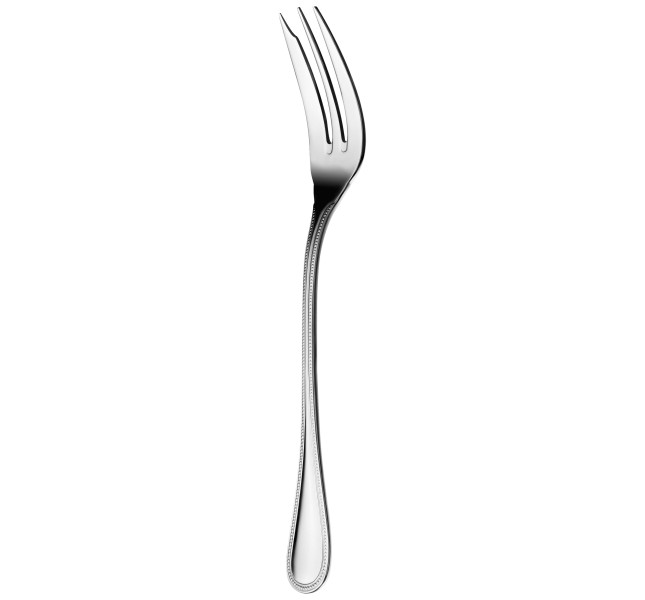 Serving fork, "Perles", stainless steel