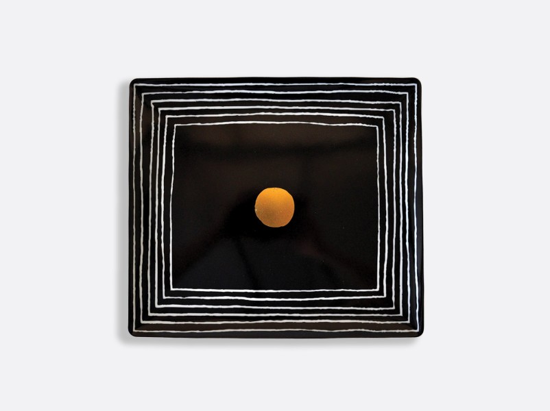 Rectangular tray 26.5 x 23.5 cm, "Aboro", gold