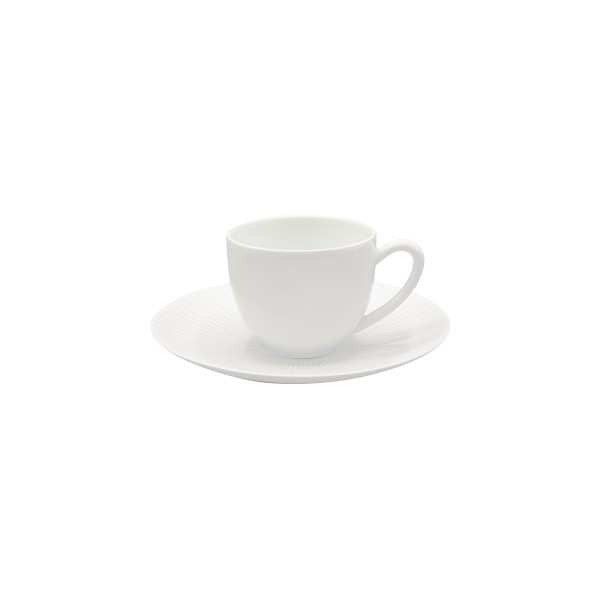 Coffee cup 12 cl, "Horizon", white