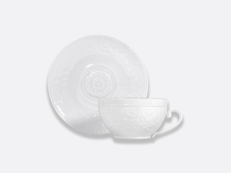 Cup & saucer 29.5 cl, "Louvre", white