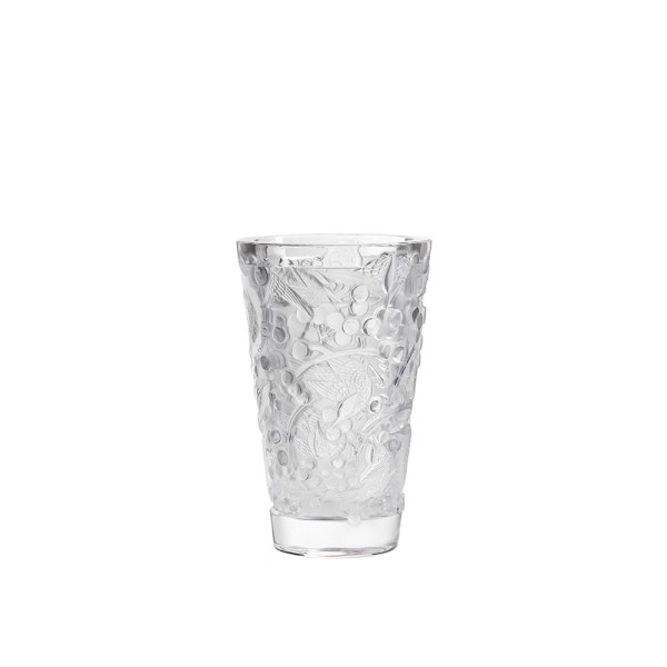 Vase medium, 22.2 cm, "Merles et Raisins"