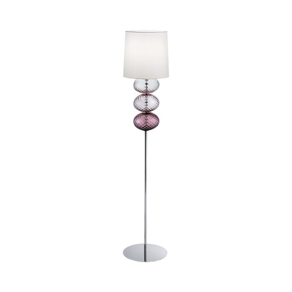 Floor lamp 165 cm, "Abat-Jour", amethyst, glycine, purple