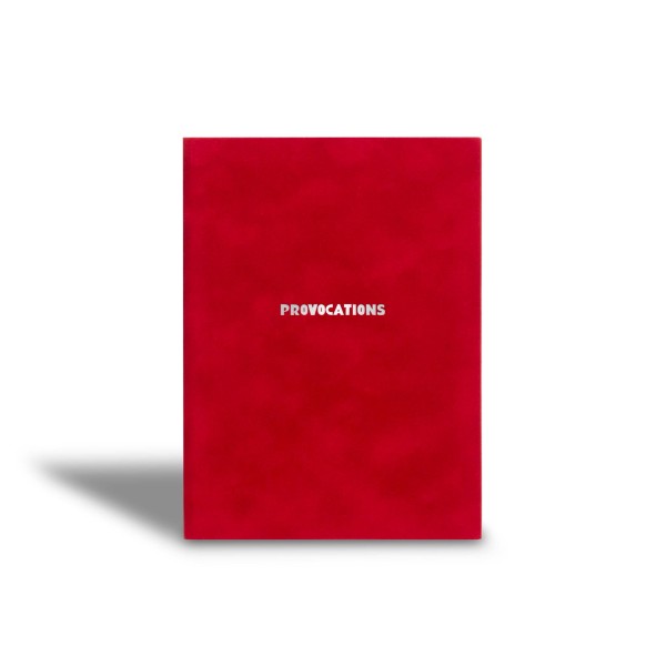 Provocations Notebook, red