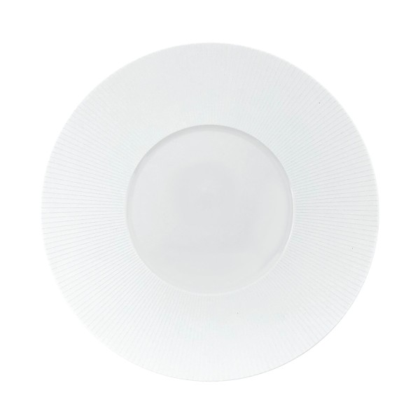 29 cm plate, "Bolero", White Satin